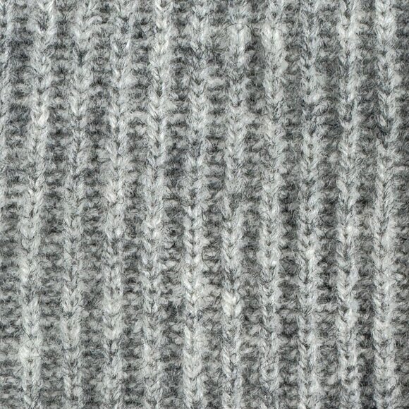 Eddie Bauer XXL Mens Gray Wool Sweater Ribbed V-Neck Hong Kong Winter Vintage - Picture 4 of 16